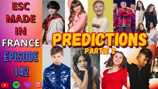 ESC Made In France 142  Eurovision Junior 2024 PREDICTIONS Partie 2 [upl. by Ana61]