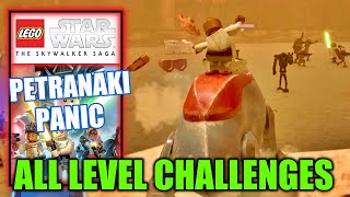 Petranaki Panic Level Challenges Gameplay  Lego Star Wars The Skywalker Saga [upl. by Iot]