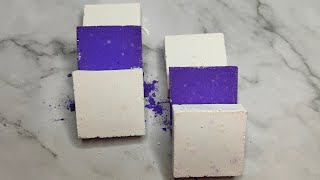 White Purple cubes crush  Clean up n Prep up videos  asmr gymchalk reform crush video  satisfying [upl. by Abdu]