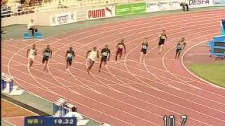 200m  Usain Bolt  1967  Athens 2008 [upl. by Halla]