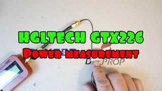 HGLTECH GTX226 Vtx 58GHz Power measurement [upl. by Innej912]