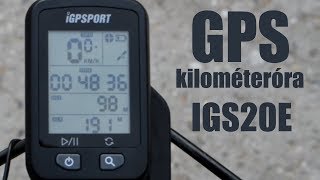 iGPSPORT IGS20E kerékpár computer GPSel [upl. by Aneek]