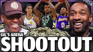 Gilbert Arenas Challenges EVERYONE To Shoot For 100k [upl. by Atiz]