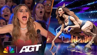 ساحر بقدرات عالمية يحصل على الباز الذهبي في برنامج Britains Got Talent 2024 [upl. by Nnayllek]