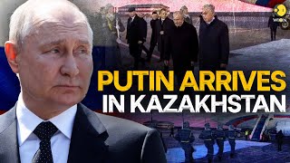 Russias Putin arrives in Kazakhstan for a rare foreign visit  WION Originals [upl. by Lia]