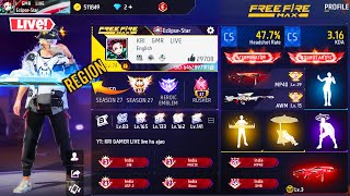 NEW SEASON CSR 😎 PUSH TO TOP 1 GRANDMASTER 😎👽 classyff nonstopgaming freefirelive krigamerlive [upl. by Adirf169]