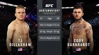 UFC 3 TJ DILLASHAW VS CODY GARBRANDT [upl. by Lee]