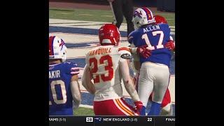 Josh Allen rushes for a 26yard touchdown vs Kansas City Chiefs [upl. by Lewej]