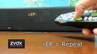 ZVOX Sound Bar Remote Learning Procedure [upl. by Pearson]