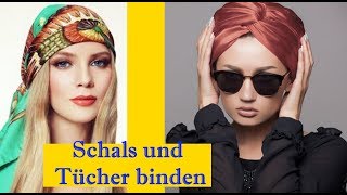 Schals und Tücher binden So gelingt das perfekte TuchStyling [upl. by Jehiel]