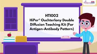 HiPer® Ouchterlony Double Diffusion Teaching Kit For AntigenAntibody Pattern  HTI002 [upl. by Nairod]