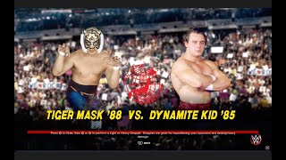 Tiger Mask vs Dynamite Kid  WWE 2K23 [upl. by Jump]