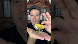 Minature Eames Chair by Michael Yurkovic midcentury mcm mini dollhouse scalemodel fyp [upl. by Hightower]