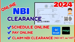 NBI Clearance Schedule Online Application  Paano Kumuha ng NBI Certicate 2024 Complete Guide [upl. by Haron769]