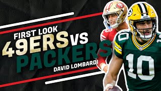 49ers vs Packers — Brock Purdy vs Jordan Love — first look [upl. by Neelhsa]