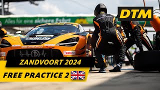 Live Free Practice 2  Zandvoort  DTM 2024 [upl. by Haram]