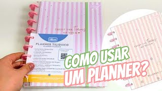 COMO USAR UM PLANNER  Planner 2024 [upl. by Oregolac]