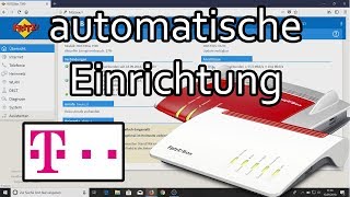 Fritzbox am Telekom Anschluss  Die automatische Einrichtung [upl. by Zacharias]