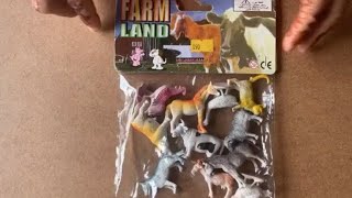 Plastic animals Unboxing order Flipkart  animals collection CatDog ElephantTigerHorse [upl. by Elsi]