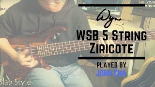 Wyn Bass WSB 5 String Ziricote  John Cha  차순종 [upl. by Theodor]