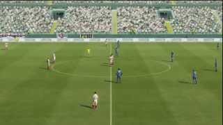 AC Ajaccio  SC Bastia 12 PES 2013  Ligue 1 20122013 9ème Journée  CPU Vs CPU [upl. by Juli]