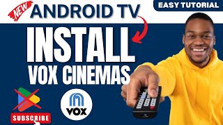 How to Install VOX Cinemas App on Android TV 2024 Without Google Play Store [upl. by Happ]