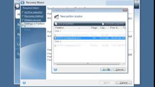 Partition Recovery Using Acronis True Image Bootable Media [upl. by Htelimay732]