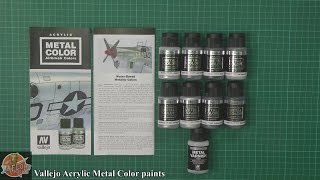 Vallejo Metal Color Acrylic paints Review [upl. by Tsnre780]