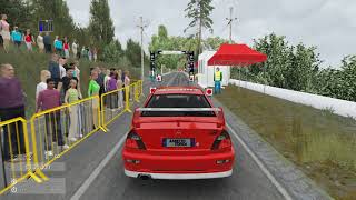 Falperra hillclimb 2023 Mitsubishi Evo VI assetto corsa [upl. by Iggem351]