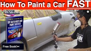 How To PAINT ANY CAR Yourself  STEPBYSTEP Car Painting in 12 Minutes [upl. by Iturhs]