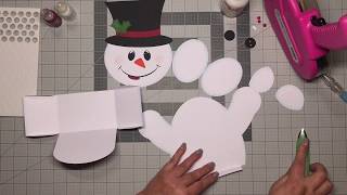 Cricut Design Space File  Assembling the Snowman Belly Box [upl. by Lalat338]