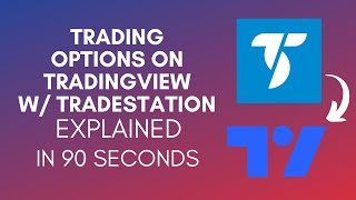 How To Trade Options On TradingView With TradeStation [upl. by Kape875]