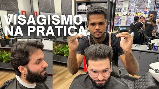 Visagismo masculino como aplicar o visagismo no cabelo de forma pratica ✂️ [upl. by Hollinger]