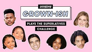 Chloe x Halle Luka Sabbat and Their Grownish CoStars Play Superlatives [upl. by Rather]