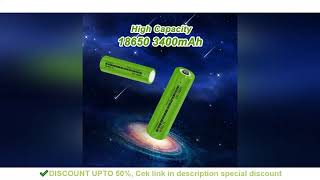 ✔️18650 high capacity 37v 3400mAh fit battery pack New Original battery 18650 Lithium Rechargeable [upl. by Adhern]