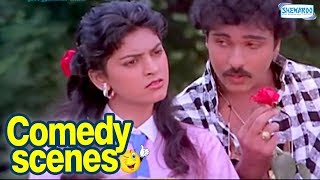 Kannada Comedy Scenes  Premaloka  Ravichandran Juhi chawla [upl. by Ahsilav]