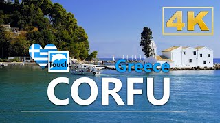 Corfu Κέρκυρα Greece ► Travel Video 4K ► Travel in ancient Greece TouchGreece [upl. by Enomad]