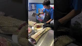 Artificially Breed Crocodiles Crocodile Crocodile Meat Fresh Crocodile Legs [upl. by Leinadnhoj477]