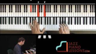 Advanced Chromatic Exercise  Jazz amp Blues Vol 2  Piano Tutorial by JazzEdge [upl. by Ibed]