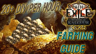 Easy Low Budget 20 Div Farming Strategy  Path of Exile 325 [upl. by Rednal]