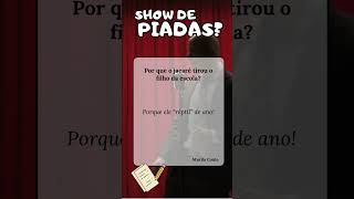 Por que o jacaré tirou o filho da escola 🐊engraçado humor piadas comedia [upl. by Hynda]