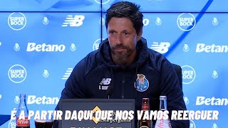 fc porto Vítor Bruno  quotÉ a partir daqui que nos vamos reerguerquot [upl. by Eramal]