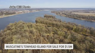 Muscatines Towhead Island now for sale for 15 million [upl. by Enelcaj]