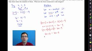 Common Core Algebra IUnit 2Lesson 6More Linear Word Problems [upl. by Larrad]