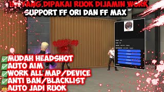 NEW‼️PANEL INJECTOR RUOK SETELAH UDPATE😈👑REGEDIT AUTO HEADSHOT FF amp FF MAX TERBARU WORK 100 ⚙️🔥 [upl. by Bergren]