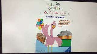 Baby Einstein  On the Orchestra  Music Box Instruments [upl. by Eiluj]