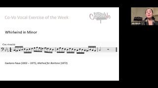 CoVo Vocal Exercise of the Week 57  Whirlwind in Minor  October 20 2024 [upl. by Sherburne14]