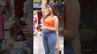 Taj mahal 😜👈  prank on girl🤭👈 comedy funny prank shorts short subscribe reaction memes [upl. by Soracco]