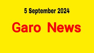 Garo News÷ 5 September 2024  Garo AIR Shillong [upl. by Johnsten385]