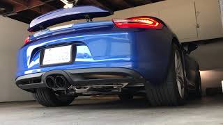 Porsche Boxster Exhaust Sounds Cold Start [upl. by Marinelli]